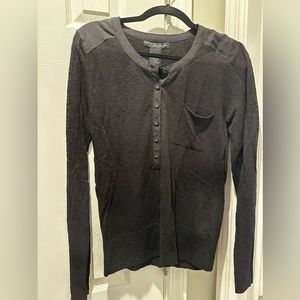 Calvin Klein sheer black shirt